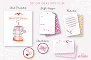 Love Birds | Vector Set, an Object Graphic by Allie Richardson Design (Thumbnail 3 of 4)