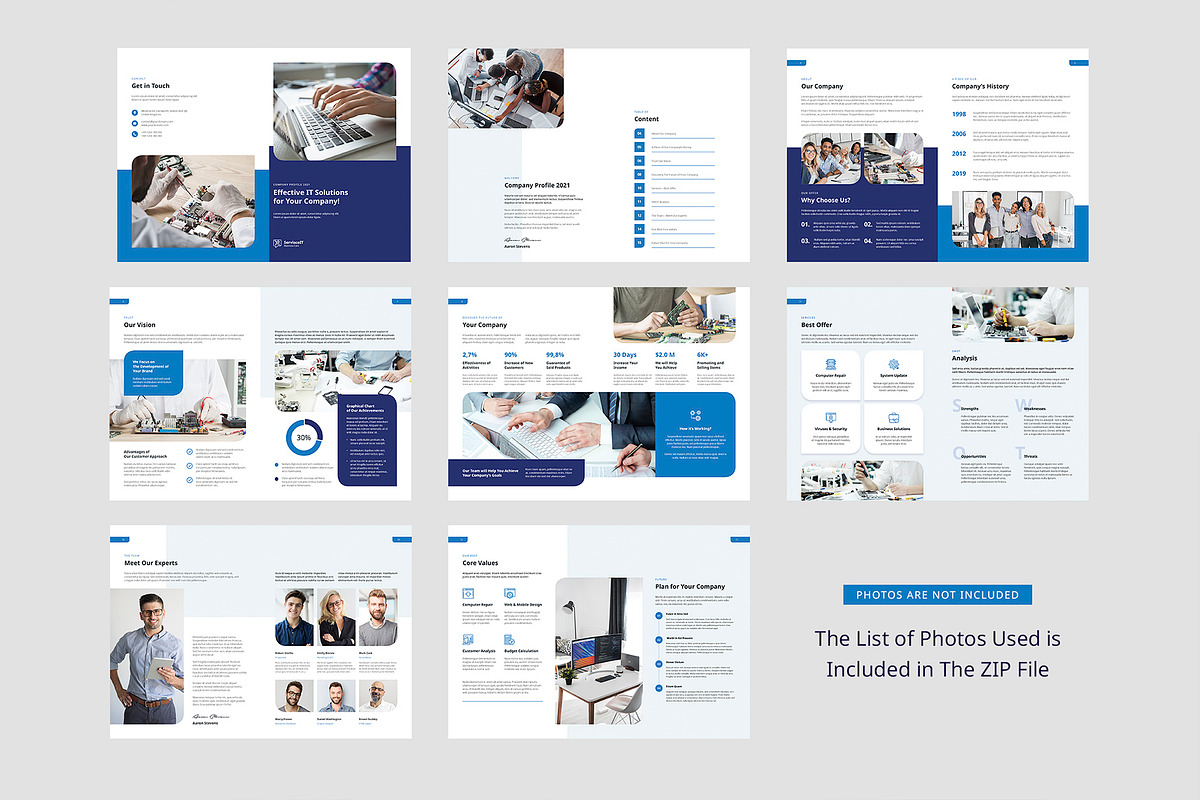 Company Profile IT Service Template