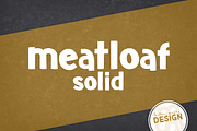 Meatloaf Solid, a Font by Brittney Murphy Design (Thumbnail 1 of 3)