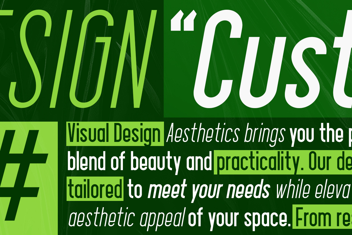 Mandey - Condensed Family Font, a Sans Serif Font by Afkari Studio (Photo 5 of 9)