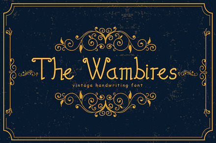 The Wambires - Vintage Body Font