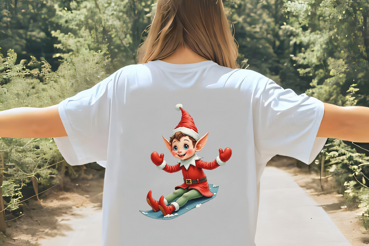 Christmas Elf Clipart, Christmas Cli, an Illustration by CrexoraLab (Photo 5 of 5)