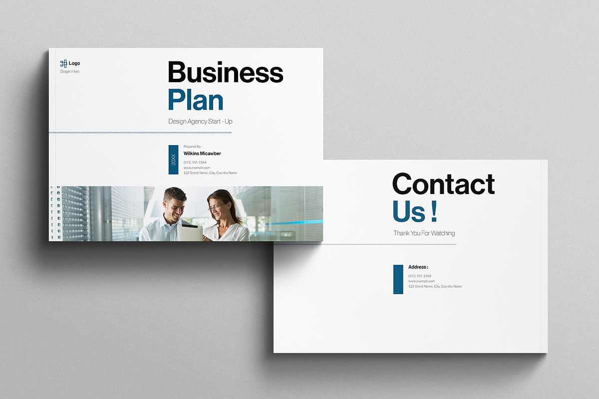 Digital Business Plan Landscape, a Brochure Template by E-Type (Photo 7 of 7)