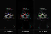 Glitch Effect Photoshop Actions, an Action Add-On by Dene Studios (Thumbnail 7 of 15)