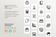 Typography | 32 Icons Set, an Outline Icon by Marina Silence (Thumbnail 11 of 16)
