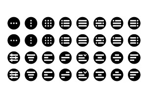 Minimal Set of Hamburger Menu, an Object Illustration by Things for designers