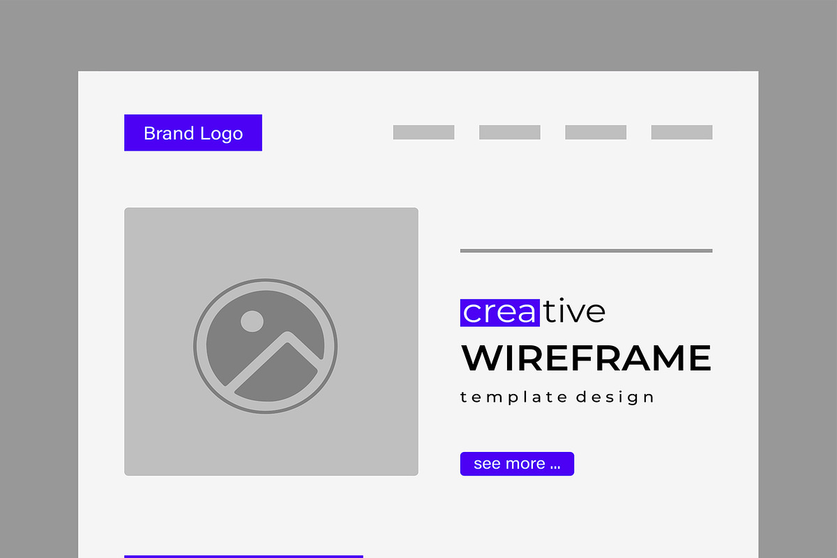 Wireframe Layout for UX Prototyping preview 2