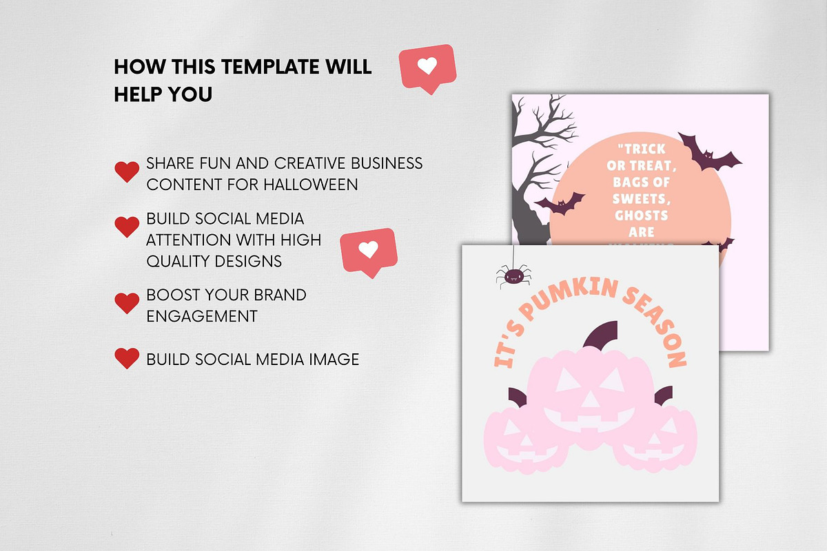 Halloween Instagram Template, a Social Media Template by CreativeTempHub (Photo 5 of 7)