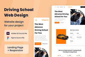 Driving School Web Design