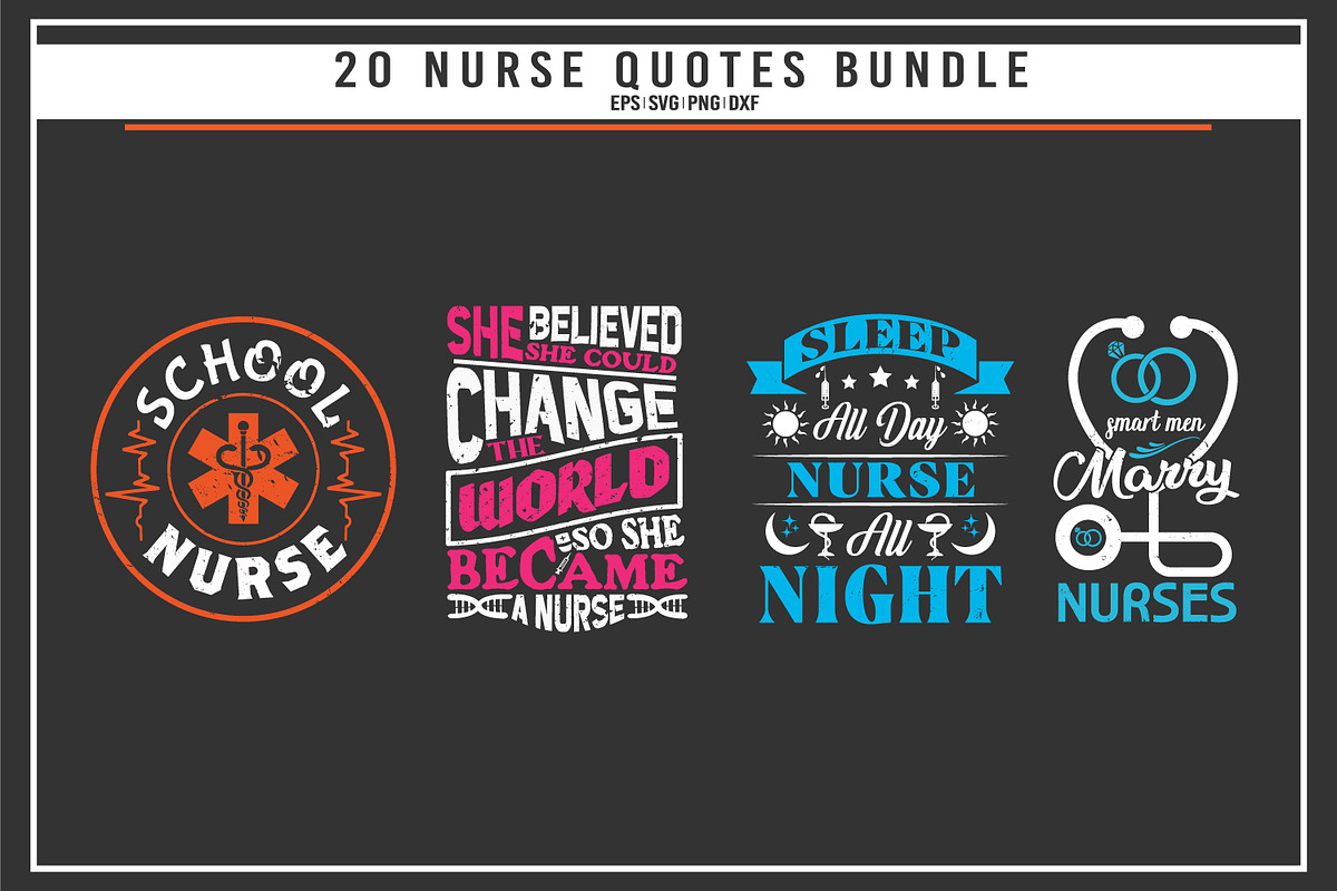 Nurse quotes t shirt design bundle, a Graphic by Uniquesvg99 (Photo 6 of 7)