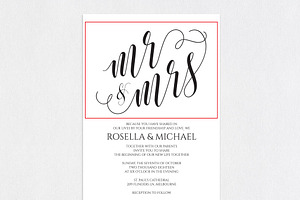 Invitation Template SHR432