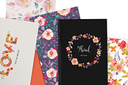 Floral set (vector& png files), an Illustration by SoNice (Thumbnail 3 of 5)