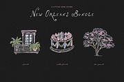 New Orleans Clipart, French Quarter, an Object Illustration by The October Creative (Thumbnail 4 of 16)