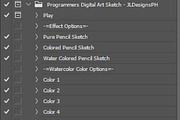 Programmers Digital Art Sketch PSA, an Action Add-On by JLDesignsPH (Thumbnail 2 of 10)