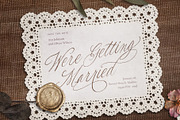 Les Bridgetise - Old Cursive Script, a Script Font by Sarid Ezra (Thumbnail 2 of 9)
