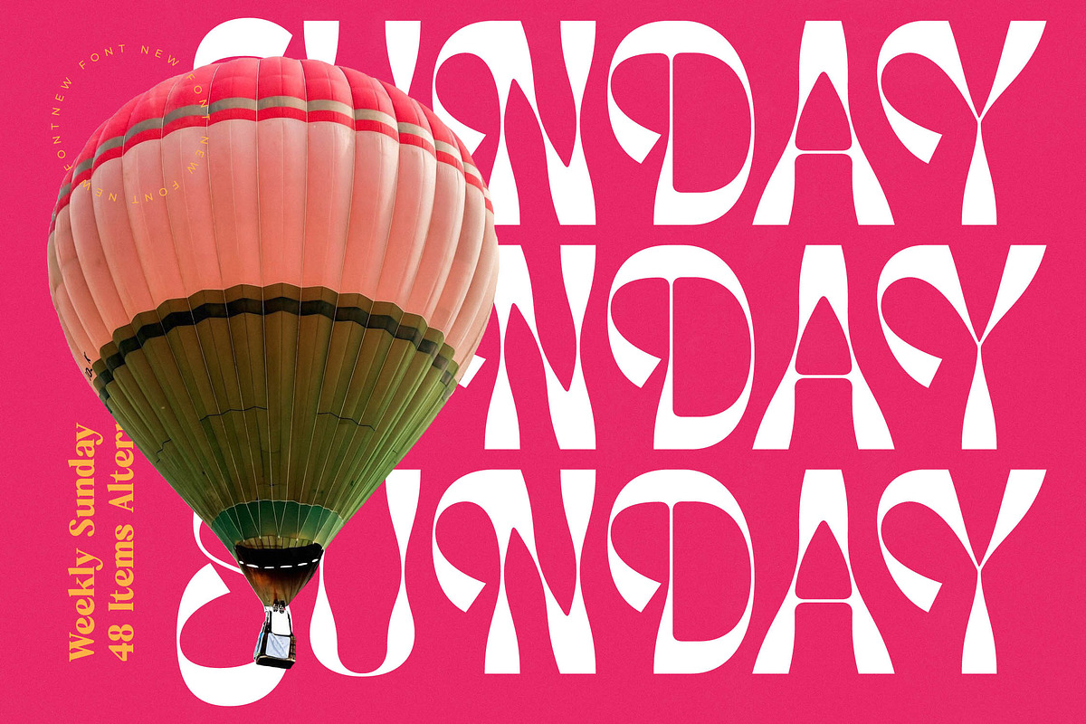 Weekly Sunday Modern Display Serif, a Serif Font by timelesstype.co (Photo 8 of 20)