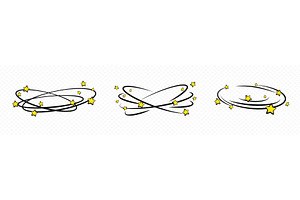 Dizzy person sick element around, an Object Illustration by skripnikbb