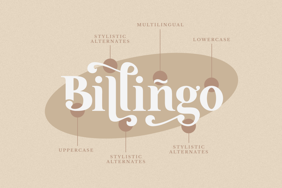 Hugio Modern Display Logo Serif, a Serif Font by RockboyStd (Photo 8 of 12)
