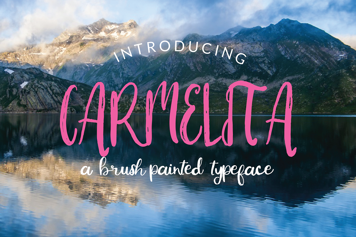 Carmelita Brush Font
