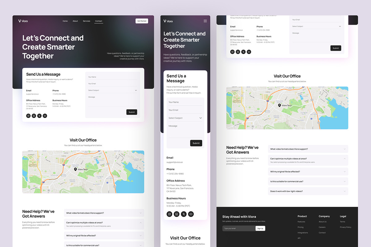 Viora - AI Technology Website, an UI Kit Template by peterdraw (Photo 6 of 7)