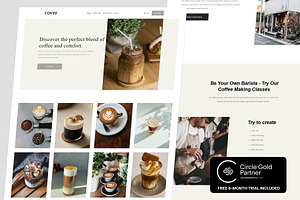 Coffee Shop Squarespace 7.1