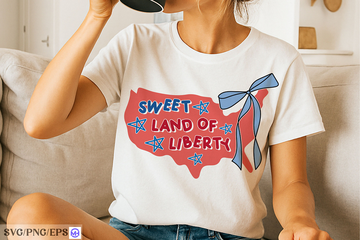 Sweet Land of Liberty 4th of July, a Graphic by mh_arif (Photo 4 of 4)