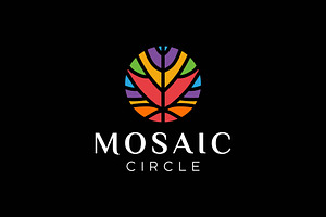 Abstract Mosaic Logo - Vector Illust