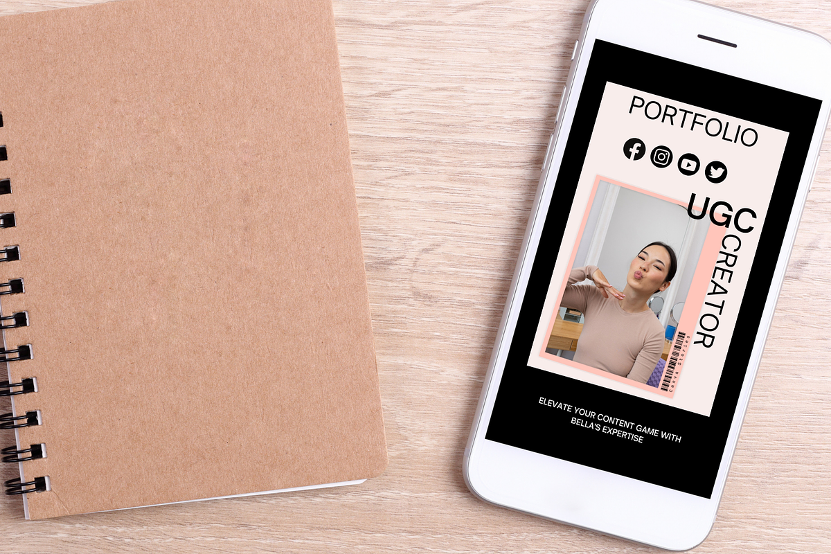 UGC Creator Website Canva Template, a Landing Page Template by Mindful Digital Co. (Photo 8 of 9)