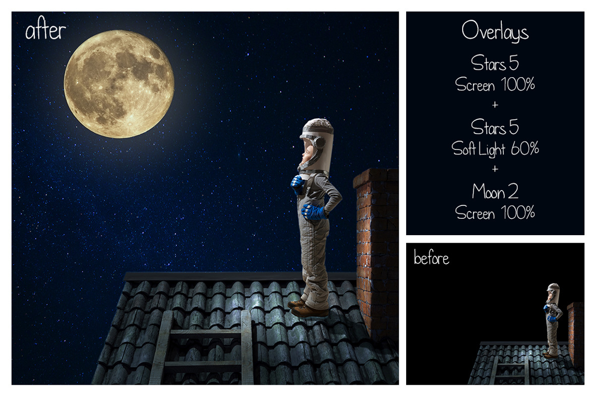 50 Night Sky Overlays, a Texture Graphic by LovePhotoMoment (Photo 3 of 16)