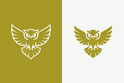 Majestic Gold Owl Fly Logo Wisdom, a Branding & Logo Template by Signatoro (Thumbnail 1 of 3)