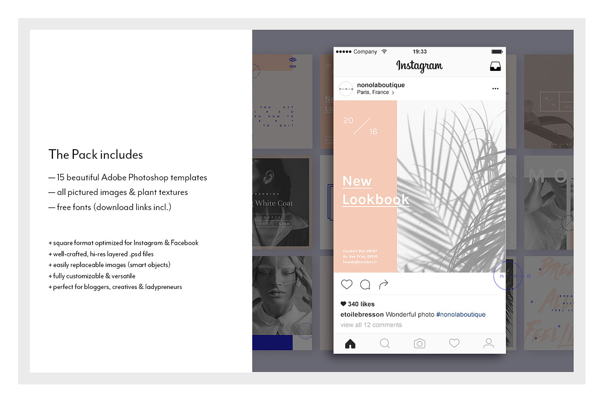 Social Media Pack • Alrún, a Social Media Template by Nonola (Photo 2 of 5)