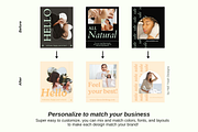Wellness Instagram Post Templates, a Social Media Template by Hell Yeah Designs (Thumbnail 6 of 8)