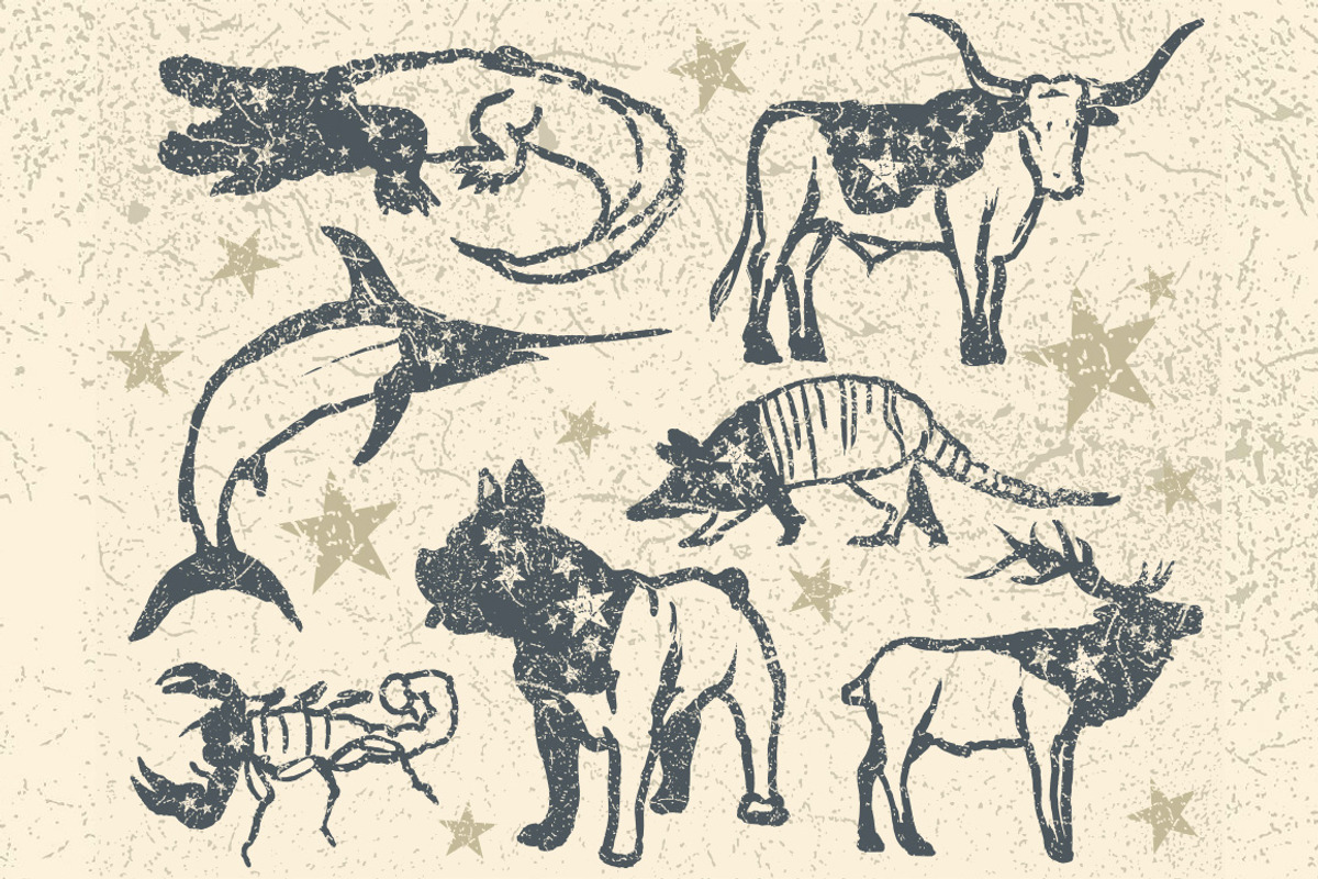 7 Hand Drawn Patriotic Animals Vol 2, an Animal Illustration by Phosphorus Design Co. (Photo 3 of 4)