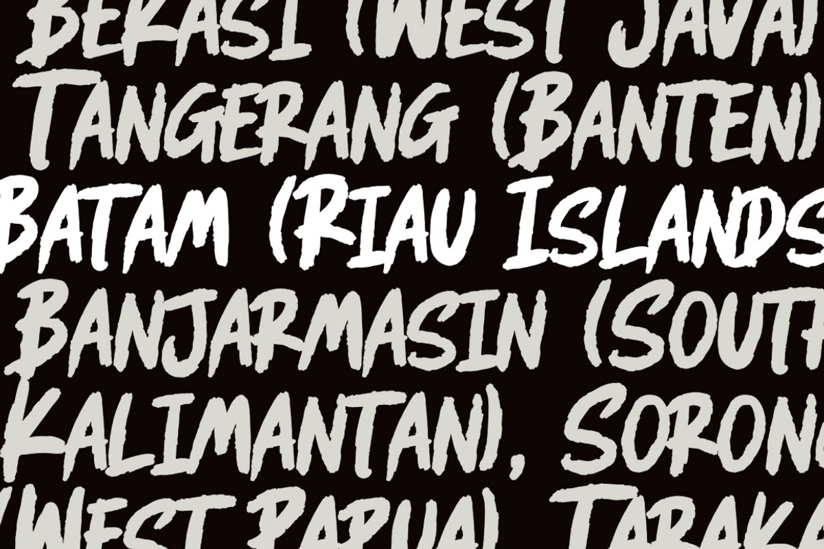 Trembesi - Handwriting Brush Font, a Font by Weape Studio (Photo 4 of 9)