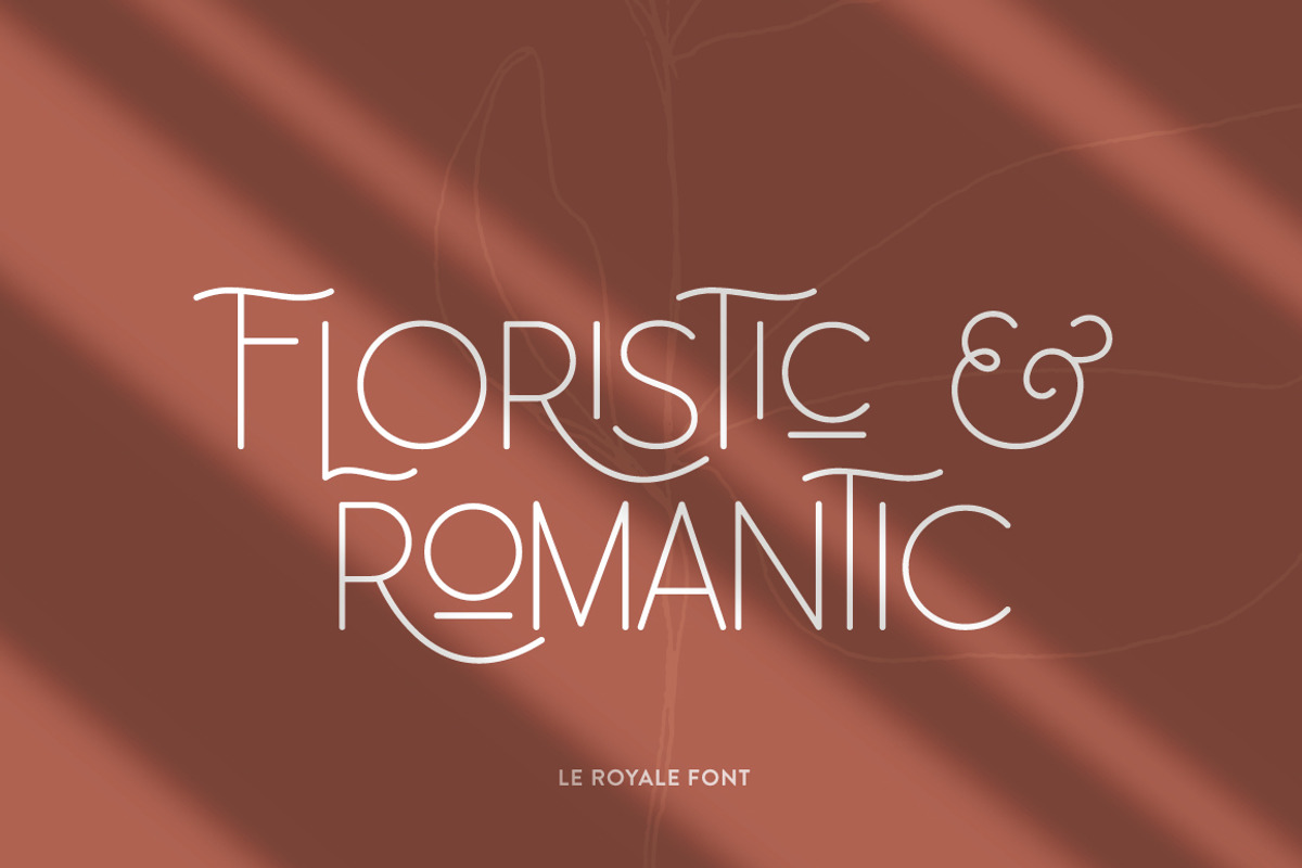 Le Royale Font preview 2