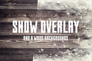 Snow overlay for your photo