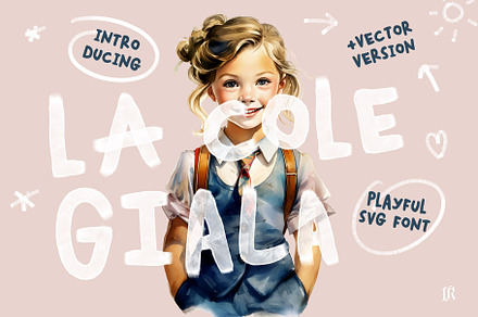 La Colegiala SVG Font