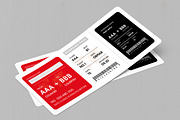 Boarding Pass Ticket Template, a Stationery Template by MightyDesign (Thumbnail 3 of 6)