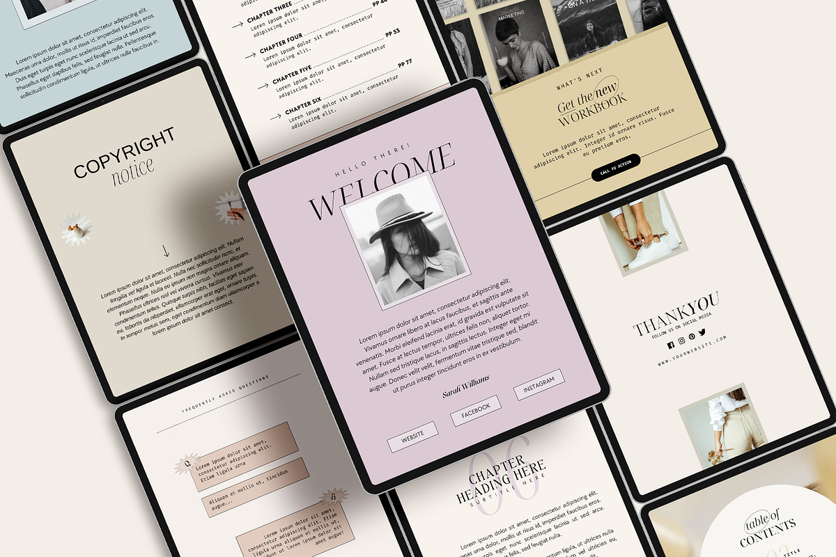 NAROK | 6 in 1 Course + Coach Bundle, a Social Media Template by Wildnun Studio (Photo 5 of 69)