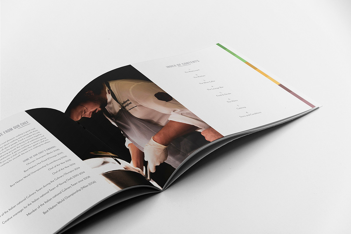 Restaurant Brochure Template, a Brochure Template by Andre28 (Photo 2 of 12)