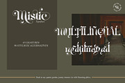 Mistic Typeface, a Serif Font by alit design (Thumbnail 7 of 12)