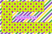 Mardi Gras Seamless Pattern, a Pattern Graphic by Digital Studio (Thumbnail 2 of 6)