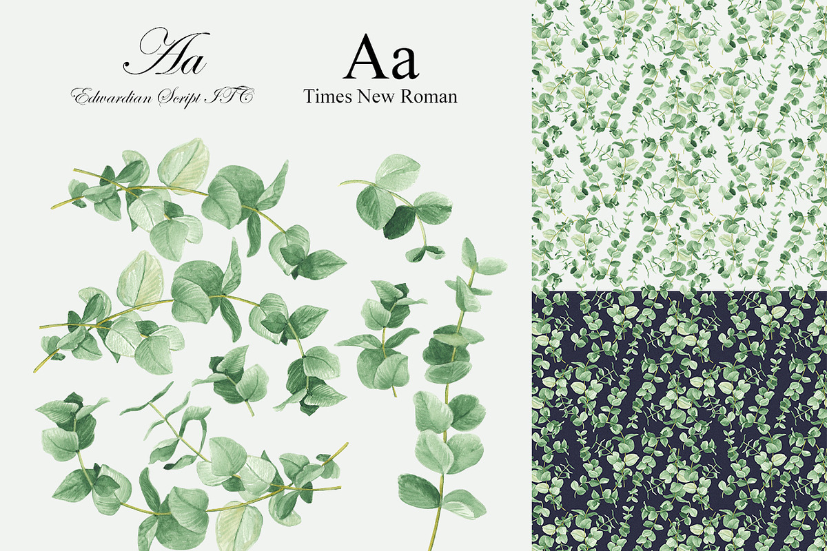 Eucalyptus Greens Wedding Suite, an Invitation Template by HannaSymo (Photo 14 of 14)