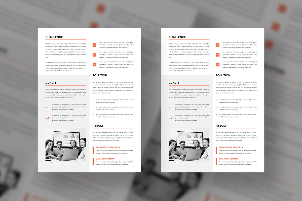 Case Study Flyer Template, a Flyer Template by Tanmoy Topu (Photo 3 of 3)