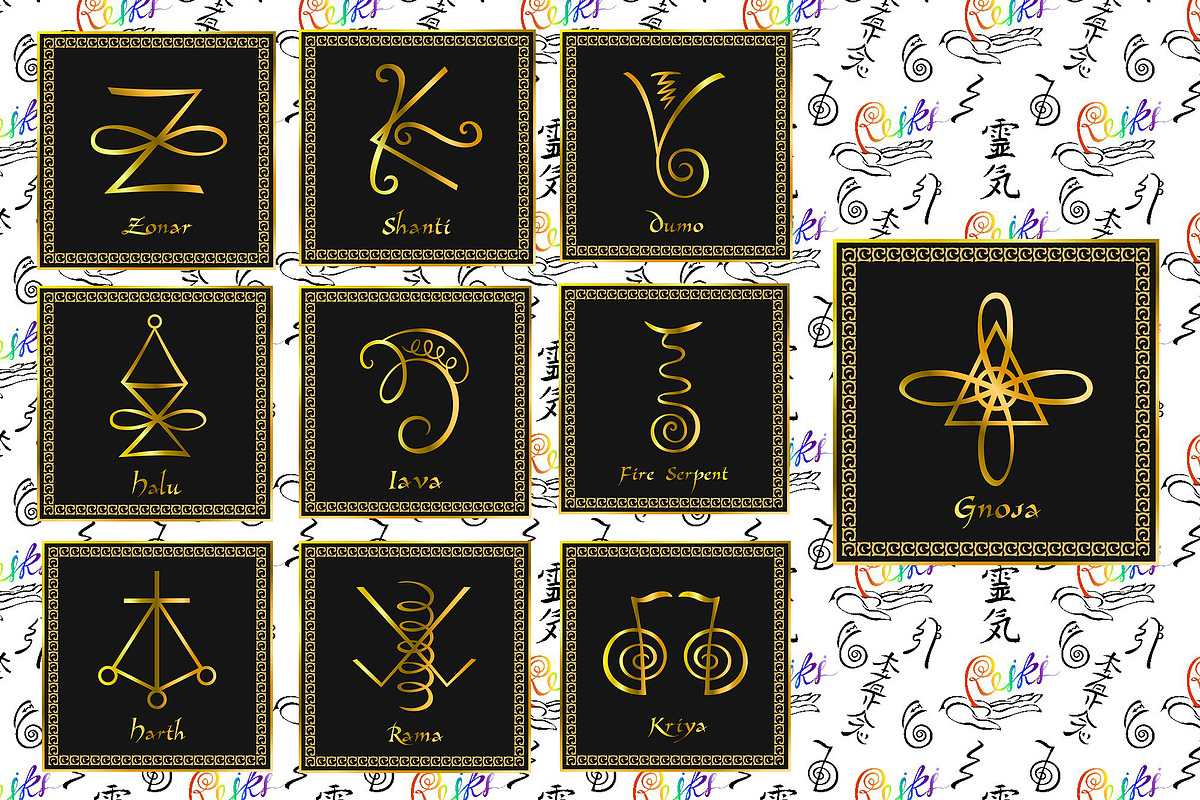 Reiki healing signs, self-healing, an Illustration by Grigaola.Art (Photo 11 of 15)