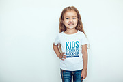 Kids T-Shirt Mock-Up Vol 3, a Shirt Mockup by Freeman Studio (Thumbnail 6 of 12)