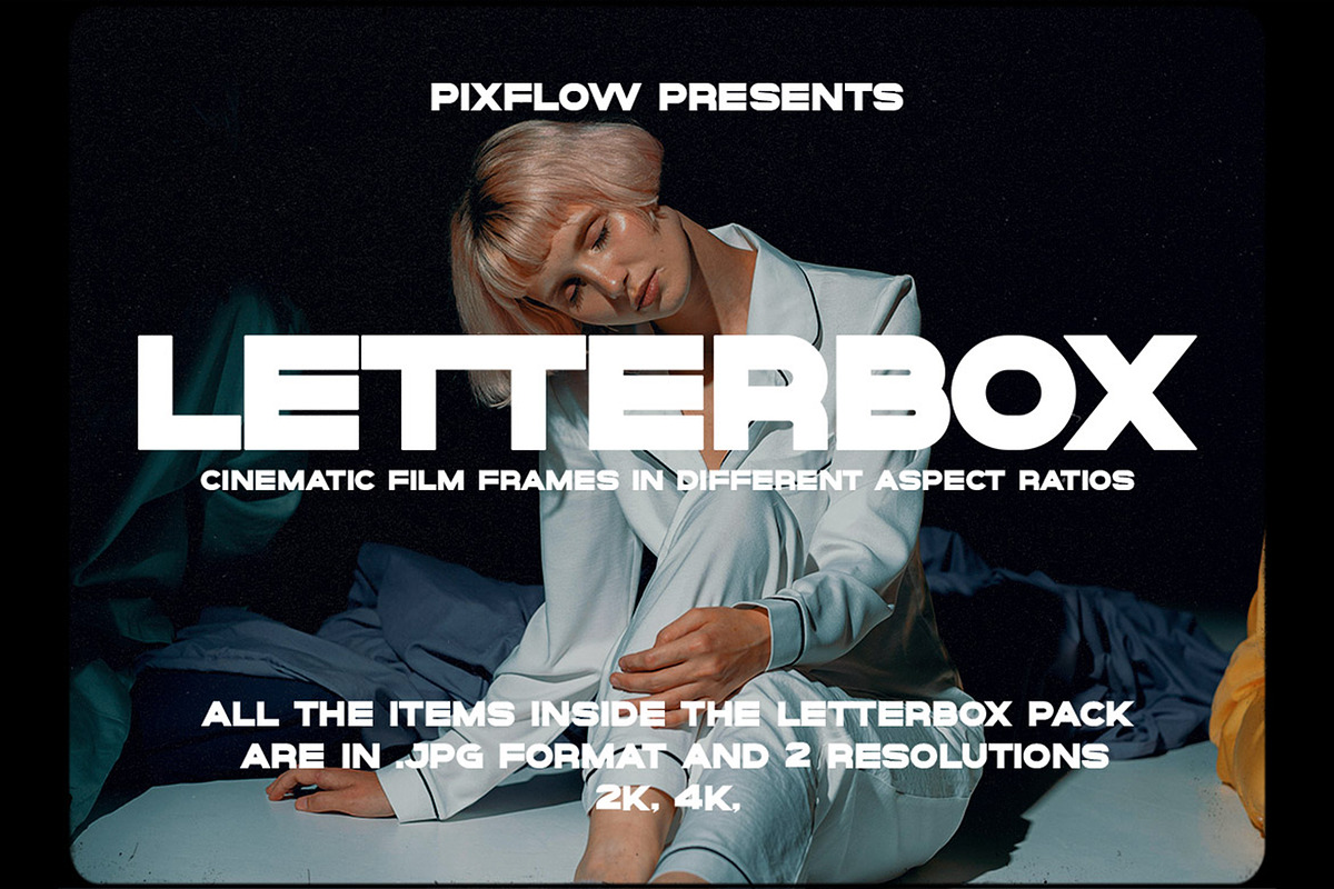 Letterbox Film Frames JPG V.2, a Texture Graphic by Pixflow