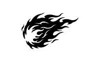 Fire Meteor Comet Silhouette Bundle, an Illustration by Designs_River (Thumbnail 10 of 51)