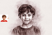 Portrait Pencil Sketch Action, an Action Add-On by MRI STUDIO (Thumbnail 6 of 9)