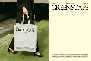 Greenscape 04 : Tote Bag Mockup